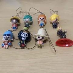 ワンピース ストラップフィギュアセット ブロックコレクション　景品のサムネイル