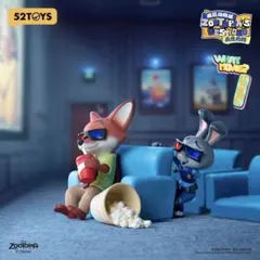 海外 52Toys ディスニー ズートピア フィギュア ニック ジュディ