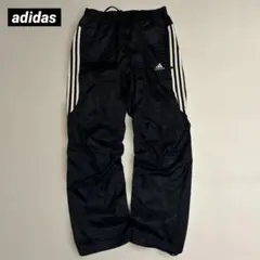 00s adidas スリーライン トラックパンツ ネイビー