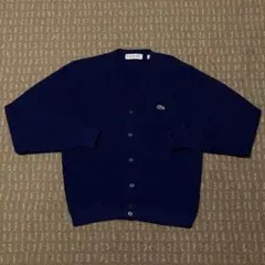 美品!USA製 60s IZOD ラコステ アクリル カーディガン M ネイビーのサムネイル