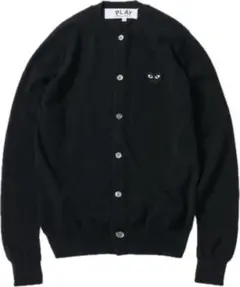 新品 PLAY COMME des GARÇONS ブラック カーディガンM