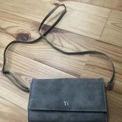 Y's ショルダーバッグ グレー　お財布バック　新品未使用のサムネイル