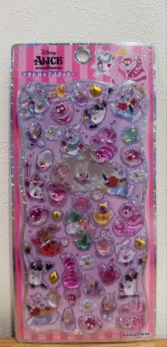 プチドロップステッカー　アリスインワンダーランド