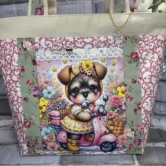 トートバッグ　シュナウザー
