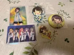 ホロライブ　大空スバル　ウエハース　缶バッジ　キーホルダー　5点セット