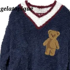 gelatopiqué ジェラートピケ　ルームウェア　ホリデーベア　刺繍