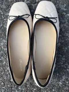 バレエシューズ／パンプス　レディース　アイボリー　24.5cm