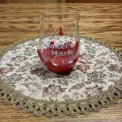 Maker's Mark オリジナルロックグラス・コースター付・未使用