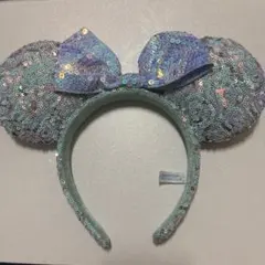 ディズニー ミッキー型スパンコールカチューシャ