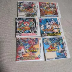 妖怪ウォッチ Nintendo 3DSソフト 6本セットのサムネイル