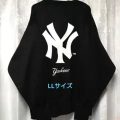 MLB ヤンキース デカロゴ トレーナー 【裏起毛】 LLサイズ