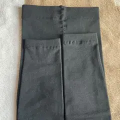 新品しまむら裏起毛レギンス10分丈160デニール黒