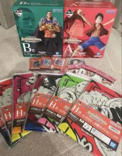 一番くじ　ワンピース　偉大なる航路へ　A賞　B賞セット　おまけ付き