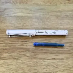 LAMY サファリ LOFT限定 万年筆 カウ柄 ローズピンク F細字 インク付のサムネイル