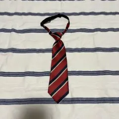 キッズフォーマル　ネクタイ　赤ネイビー