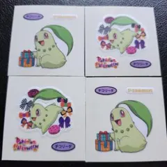 ポケモンパンシールデコキャラシール チコリータ