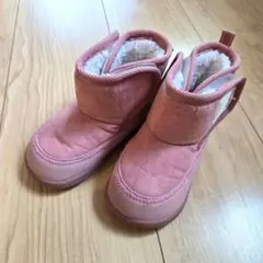 【美品】IFME ブーツ ファー付き ピンク 15cm