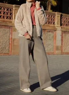 ユニクロ（UNIQLO）のブラッシュドジャージーパンツ