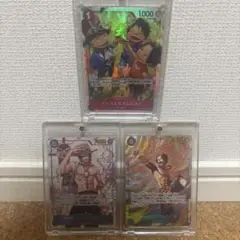 エースsec&secパラレル、エース&サボ&ルフィSR