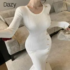 SHEIN dazy ニットワンピース ブラック
