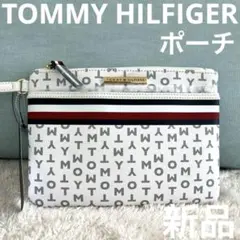 【新品】フラッグストライプレザートミーヒルフィガーのリストレット トリコロール