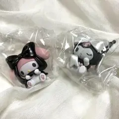 【2個セット】サンリオ　バレエリボンフィギュア　メロクロ①