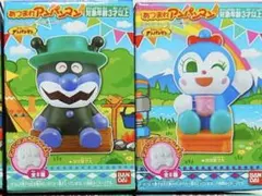 あつまれアンパンマン　87 キャンプ　ばいきんまん　 こきんちゃん　指人形