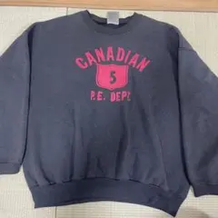 90s hanes herway スウェット　ブラック　フェード　スミクロ　L