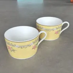 【未使用品】　ティファニー ピンクチューリップ ティーカップ2個セット