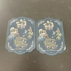 ディズニーシー ファンタジースプリングス ステッカー 2枚セット