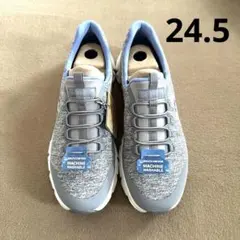 SKECHERS マシンウォッシャブル スニーカー グレー/ブルー