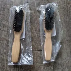 豚毛入りヘアブラシ2点セットのサムネイル