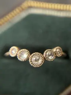 agate ♡2015クリスマス限定♡ダイヤモンドリングYG agate ♡2015クリスマス限定♡ダイヤモンドリングYG - メルカリ