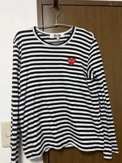 【お値下げ】PLAY COMME des GARCONS ボーダーカットソーのサムネイル