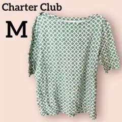 希少✨Charter Club 【M】100% Pima Cotton シャツ