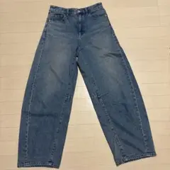GUバレルレッグジーンズ　women　Mサイズ