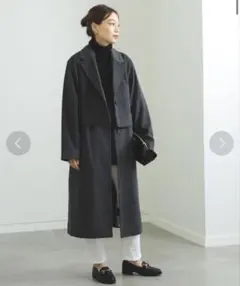 BEAMS HEART / 2wayロングコート