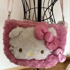 キティちゃん♡ショルダーバッグ♡ハンドバッグ　ハローキティ♡モコモコ