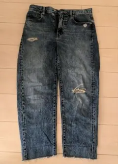 UNIQLO ダメージデニムジーンズ 25