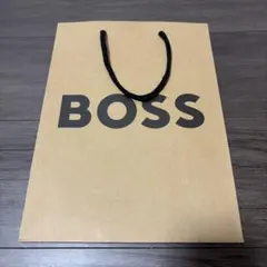 紙袋　ショッパー　エコバッグ　ギフト　手提げ袋　プレゼント　ボス　boss BOSS ショップ袋 - メルカリ