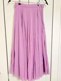 UNITED ARROWS 薄紫 フレアスカート