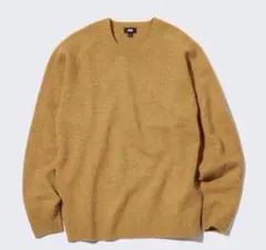 ☆ 美品 UNIQLO プレミアムラムクルーネックセーター 長袖 縮みあり