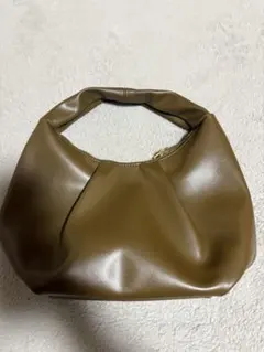 【IENA SLOBE】ハンドバッグ ブラウン ワンハンドル ミニバッグ 上品のサムネイル