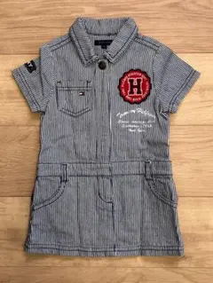 トミーヒルフィガー ワンピース 半袖 デニム90（80）