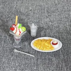 リーメント ぷちサンプルシリーズ ミニチュア パフェ ポテト カルピス