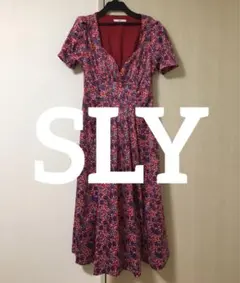 スライ SLY ワンピース 花柄 パフスリーブ swinghoptops
