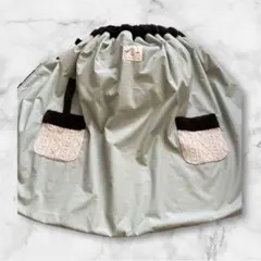 DORACO FIRST 自転車保暖防寒ポンチョケープ／自転車用みどり✖️黒　お得