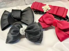 バレッタ＆バナナクリップ 4点セット ♡美品♡