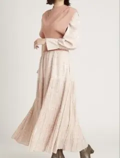 Snidel♡ニットベストレイヤードワンピース