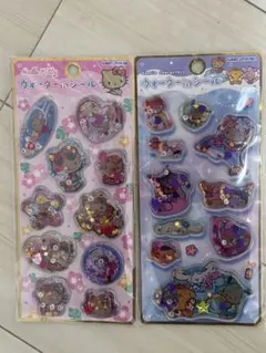 正規品 ウォーターinシール 日焼けキティ サンリオキャラクターズ ２点セット